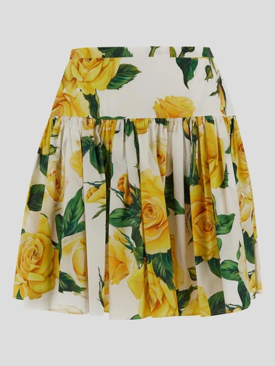 Shop Dolce & Gabbana Skirts In Rosegialle