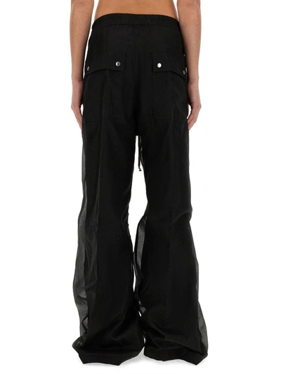 Shop Rick Owens Wide Leg Pants In Black