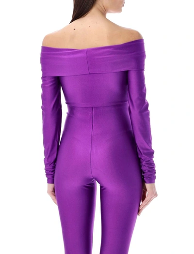 Shop The Andamane Kendall Bodysuit In Purple