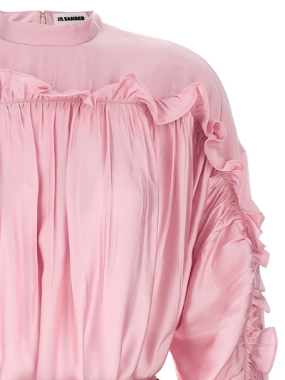 Shop Jil Sander 129 Dresses Pink