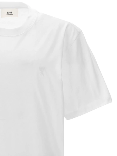 Shop Ami Alexandre Mattiussi Ami De Coeur T-shirt White