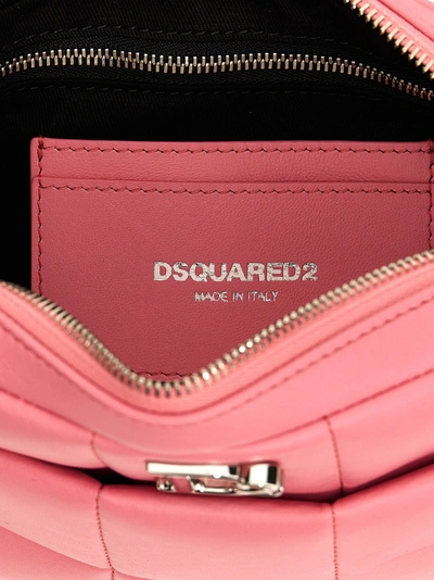 Shop Dsquared2 D2 Statement Crossbody Bags Pink