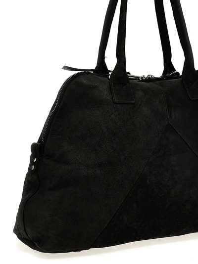 Shop Giorgio Brato Leather Travel Bag Lifestyle Black