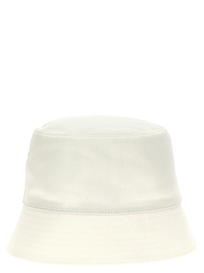 Shop Alexander Mcqueen Logo Bucket Hat Hats White/black