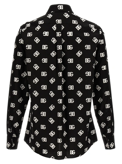 Shop Dolce & Gabbana Logo Print Shirt Shirt, Blouse White/black