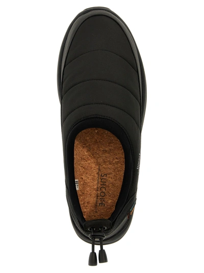 Shop Suicoke Pepper Mod-ev Flat Shoes Black