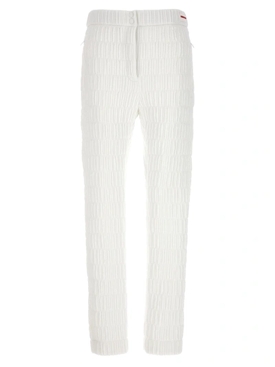 Shop Ferragamo Quilted Pants White