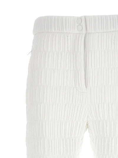 Shop Ferragamo Quilted Pants White