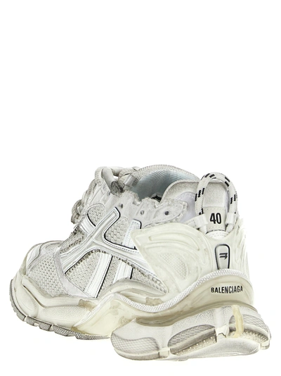 Shop Balenciaga Runner Sneakers White