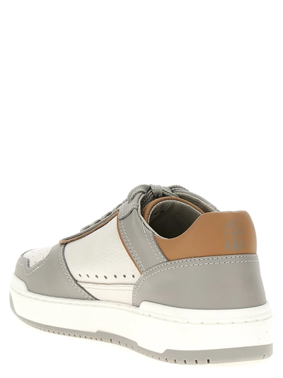 Shop Brunello Cucinelli Slam Sneakers Gray