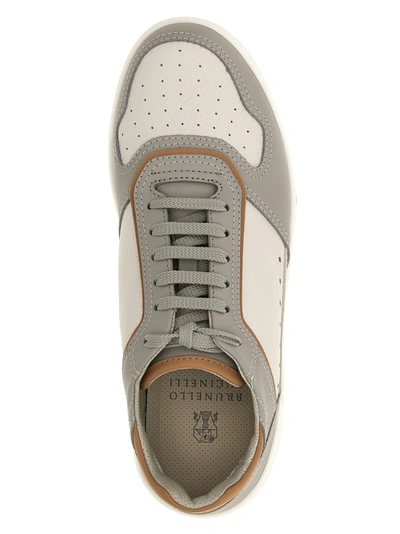 Shop Brunello Cucinelli Slam Sneakers Gray