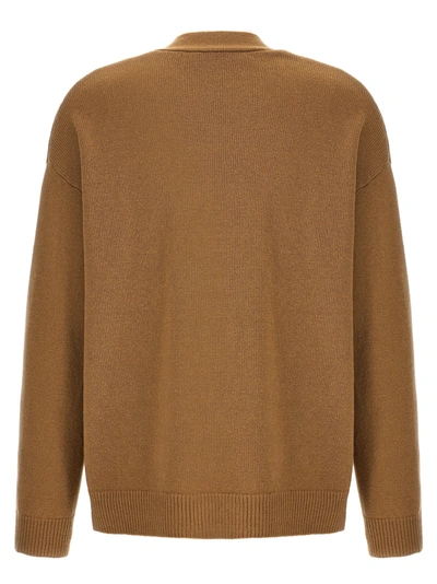Shop Valentino Solid Sweater, Cardigans Beige