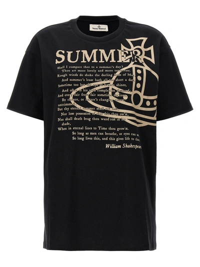 Shop Vivienne Westwood Summer T-shirt Black