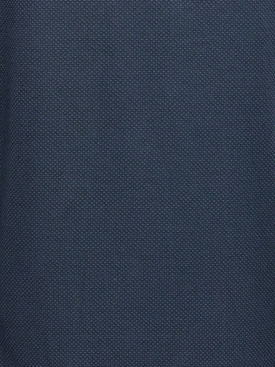 Shop Brioni Textured  Shirt Polo Blue