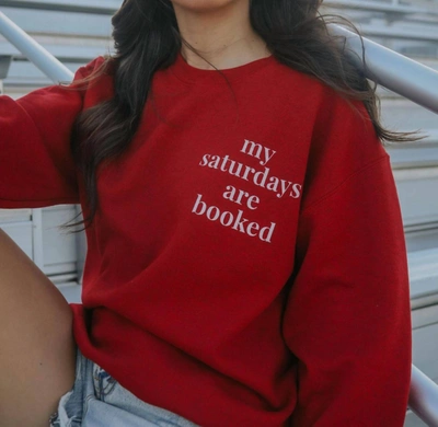 Charlie Southern Saturday Tailgating Club Sweatshirt In Red In Red