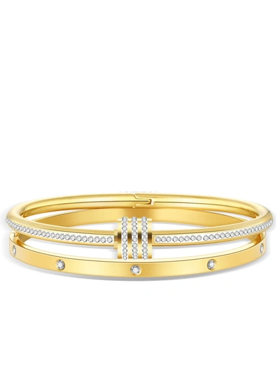 Shop Liv Oliver 18k Gold Embellished Bangle Set