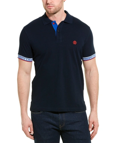 Shop Roberto Cavalli Polo Shirt In Blue