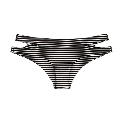 Shop Mikoh Puka Puka Bottom In Classic Stripe In Multi