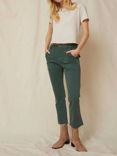 Shop Amo Easy Army Trouser In Evergreen In Green