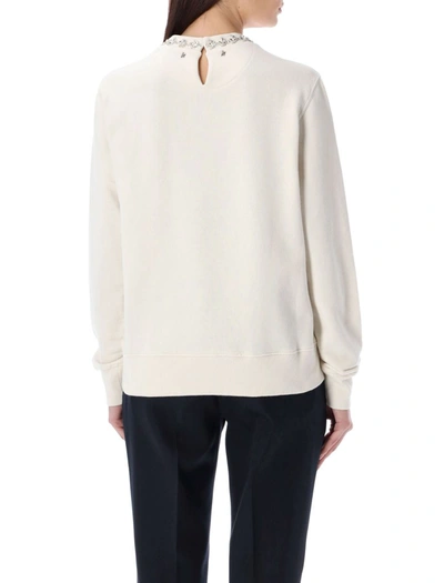 Shop Golden Goose Lavinia Sweatshirt In Heritage White