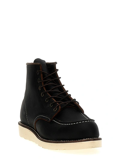 Shop Red Wing Shoes 'classic Moc' Ankle Boots In Black