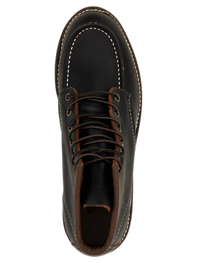 Shop Red Wing Shoes 'classic Moc' Ankle Boots In Black