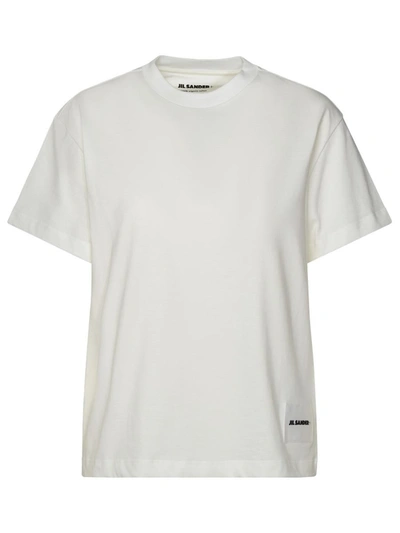 Shop Jil Sander Multicolor Cotton T-shirt Set