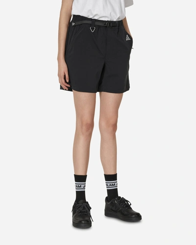 Shop Nike Acg Hiking Shorts In Black