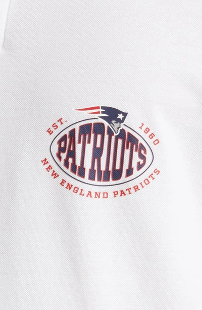 Shop Hugo Boss X Nfl Cotton Polo In New England Patriots White