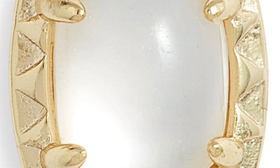 Shop Kendra Scott Daphne Stud Earrings In Gold Ivory Mother Of Pearl