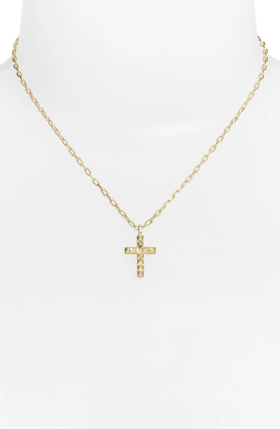 Shop Kendra Scott Jada Cross Pendant Necklace In Gold