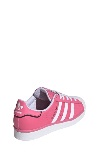 Shop Adidas Originals Kids' Superstar Sneaker In Pink Fusion/ White/ Black