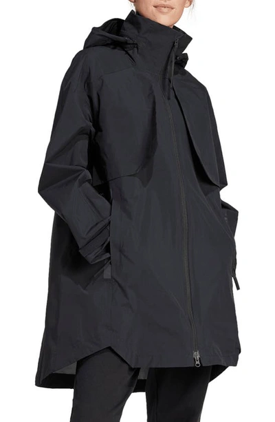 Shop Adidas Originals Myshelter Rain.rdy Waterproof Parka In Black