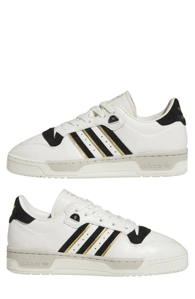 Shop Adidas Originals Rivalry 86 Low Basketball Sneaker In Cloud White/ Black/ Ivory