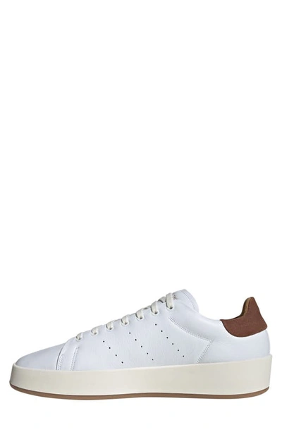 Shop Adidas Originals Stan Smith Relasted Sneaker In Ftwr White/ Off White/ Mesa
