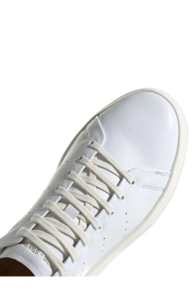 Shop Adidas Originals Stan Smith Relasted Sneaker In Ftwr White/ Off White/ Mesa