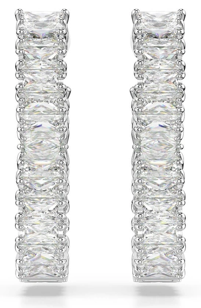 Swarovski Women's Idyllia Goldtone & Crystal Shell Stud Earrings In Silver