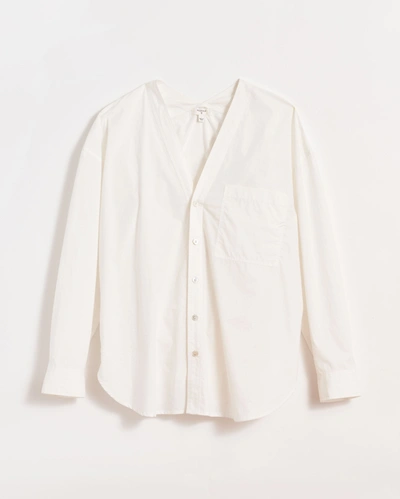 Shop Billy Reid Cardigan Shirt In White