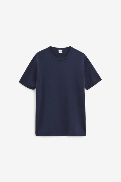 Aspesi Dark Blue Cotton T-shirt In Blue
