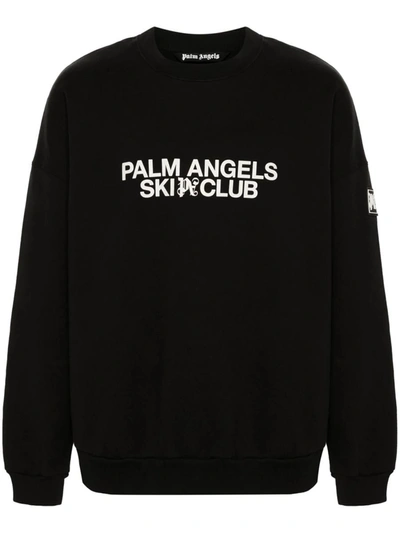 Shop Palm Angels Pa Ski Club Sweatshirt In Black