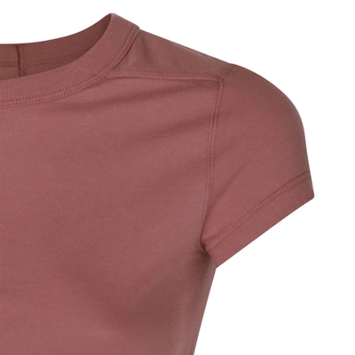 Shop Rick Owens T-shirts And Polos In Dusty Pink