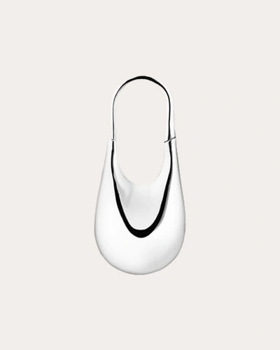 Shop Kinraden Women's Small Doric Drop Earring In Silver