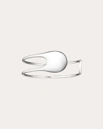 Shop Kinraden Women's Small Hera Cuff Bracelet In Silver