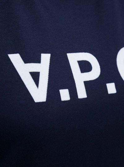 Shop Apc A.p.c. 'vpc' T-shirt In Blue
