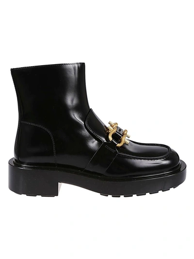 Shop Bottega Veneta Monsieur Chunky Ankle Boots In Black