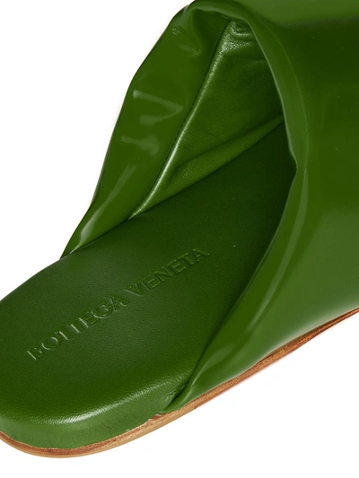 Shop Bottega Veneta Slippers In Green