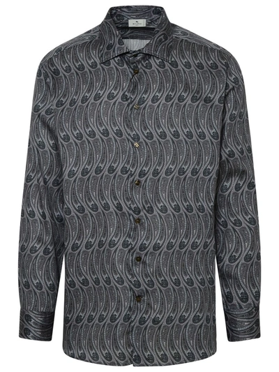 Etro Rome Shirt In Grey
