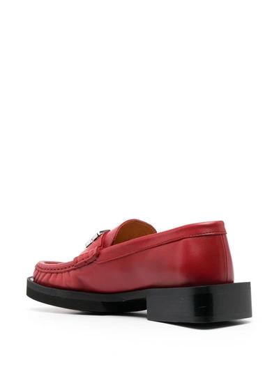 Shop Ganni Flat Shoes In Red
