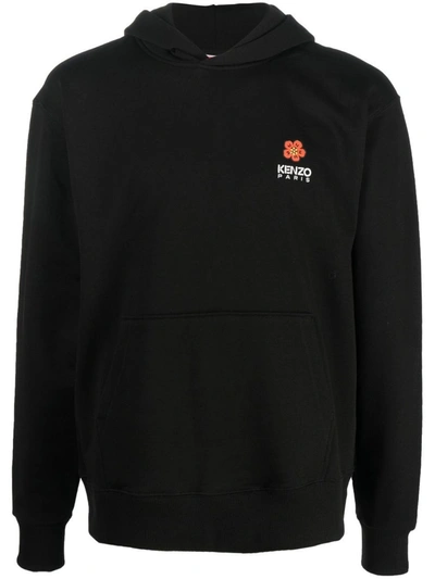 Shop Kenzo Sweatshirt With Print In Black