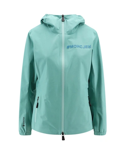Moncler Valles Hooded Gore-tex Paclite® Jacket In Green